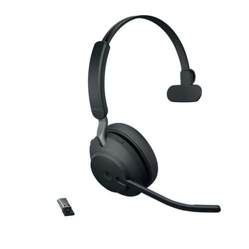 Micro-casque filaire Evolve2 65 Mono USB-A MS Link 380a - Jabra