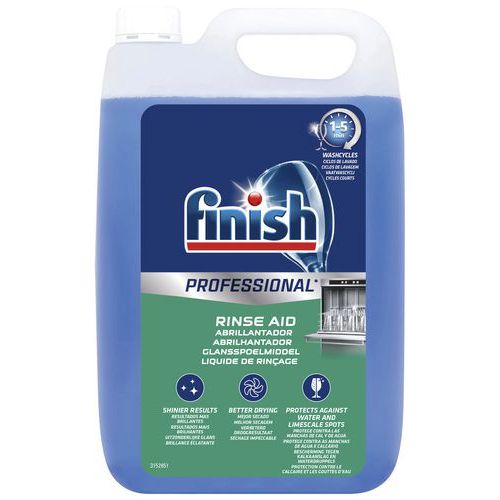 Liquide rinçage extra hygiène Finish Professional - Bidon 5 L