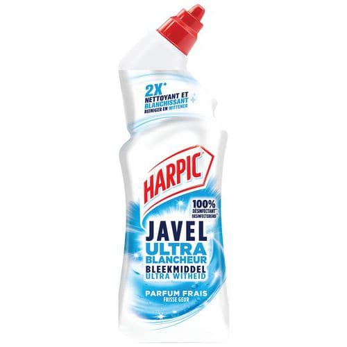 Gel javel éclat et blancheur désinfectant - Harpic