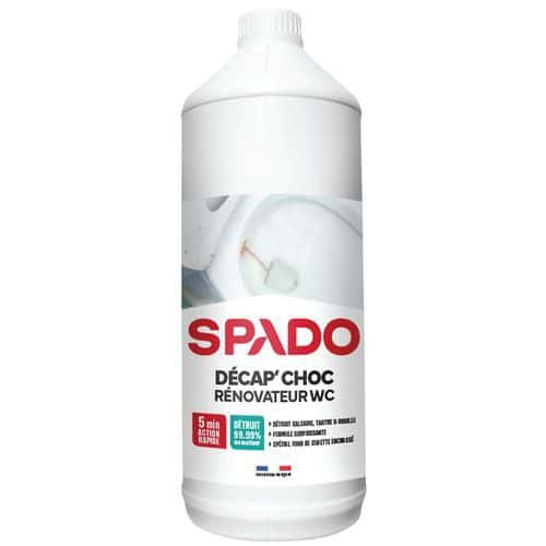 Spado Décap' choc rénovateur WC 1L - 4 flacons