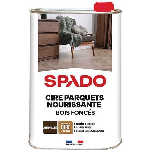 Cire nourrissante parquets de 1 litre - Spado Expert De Ma Maison