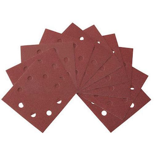 1/4 feuille abrasive ponceuse vibrante 115x115mm - Lot de 10 - Dewalt