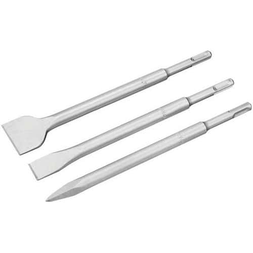 Burin plat SDS-Plus - Lot de 3 - Dewalt