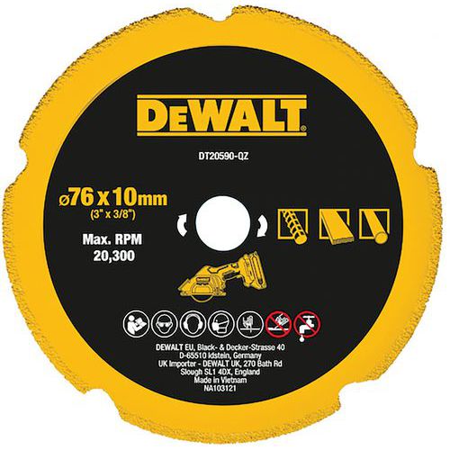 Disque diamant multi-matériaux - Dewalt