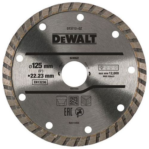 Disque turbo pour matériaux de construction/béton - Dewalt