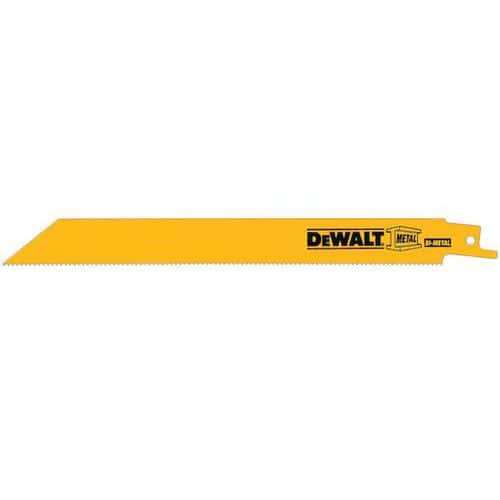 Lame de scie sabre BiM pour la coupe du métal - Lot de 100 - Dewalt