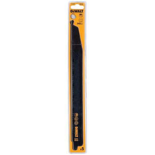 Lame de scie sabre HCS pour la coupe du bois - Lot de 5 - Dewalt