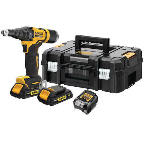 Riveteuse XR 18V 2Ah Brushless 4.8 mm - Dewalt