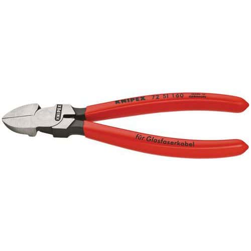 Coupeuse diagonale pour fibres optiques plastifiées - Knipex