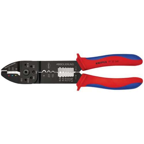 Pince à sertir avec manchons multi composants - Knipex