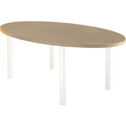 Table Ovale Conseil 4, 6 ou 8 pieds tube