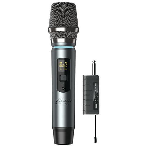 Micro UHF jack 3,5/6,35 avec récepteur MIC-PRO HF