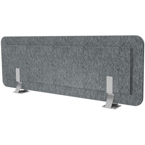 Ecran acoustique gris chiné + supports pour retour