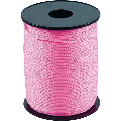 Cordeau polypro tressé - Rose fluo - Taliaplast