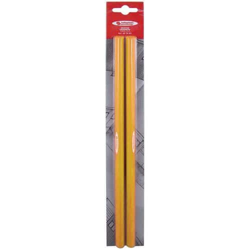 Crayon graphite Jaune - Lot de 2 - Taliaplast