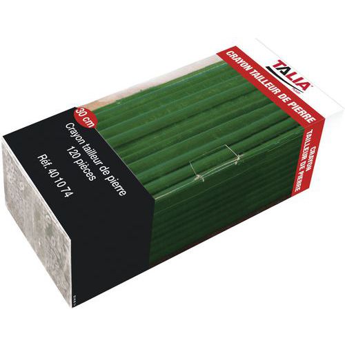 Crayon Tailleur de pierre - Vert - Lot de 120 - Taliaplast