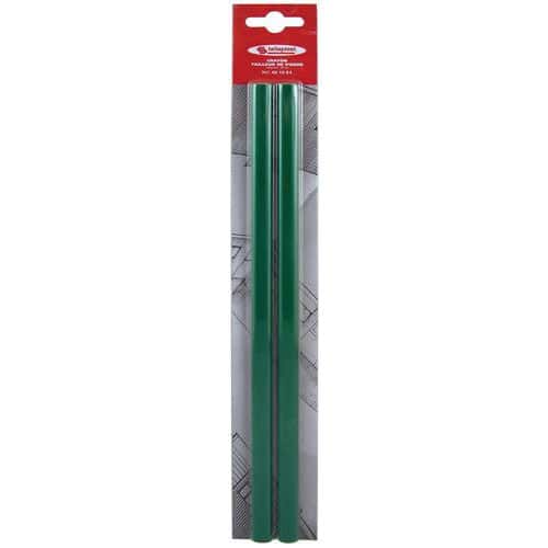 Crayon Tailleur de pierre - Vert - Lot de 2 - Taliaplast