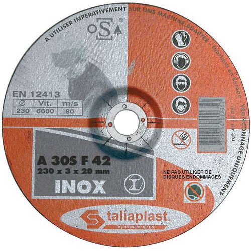 Disque abrasif inox - Taliaplast