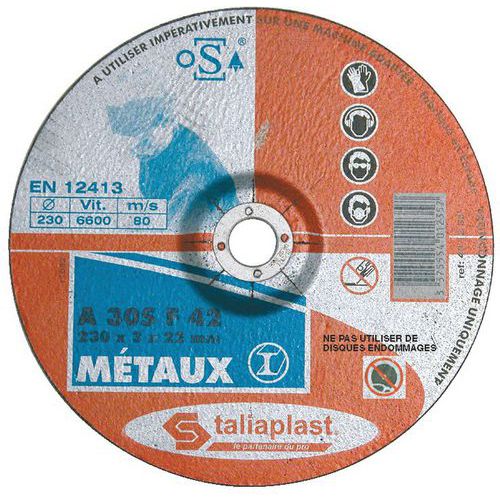 Disque abrasif métaux - Talia