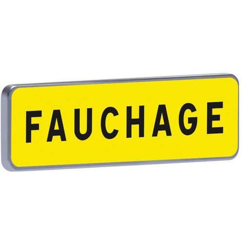 Panonceau KM9 Fauchage - Taliaplast