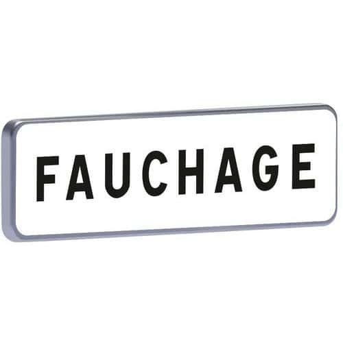 Panonceau M9 Fauchage - Taliaplast