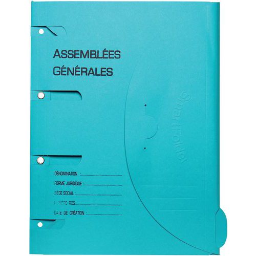 Chemise perforée Smartfolder - Assemblées générales - A4 - Djois