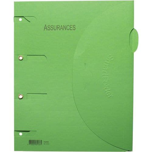 Chemise perforée Smartfolder - Assurances - A4 - Djois