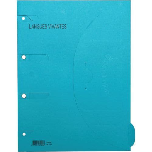 Chemise perforée Smartfolder - Langues - A4 - Djois