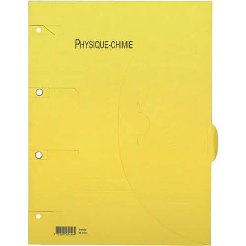 Chemise perforée Smartfolder - Physique Chimie - A4 - Djois