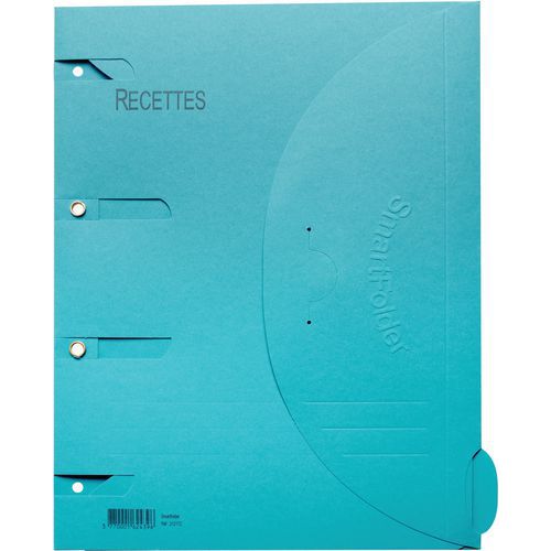 Chemise perforée Smartfolder - Recettes - A4 - Djois