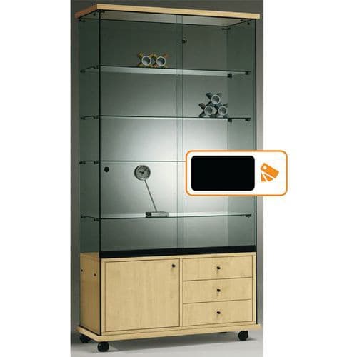 Vitrine Easy E6 - Avec armoire basse