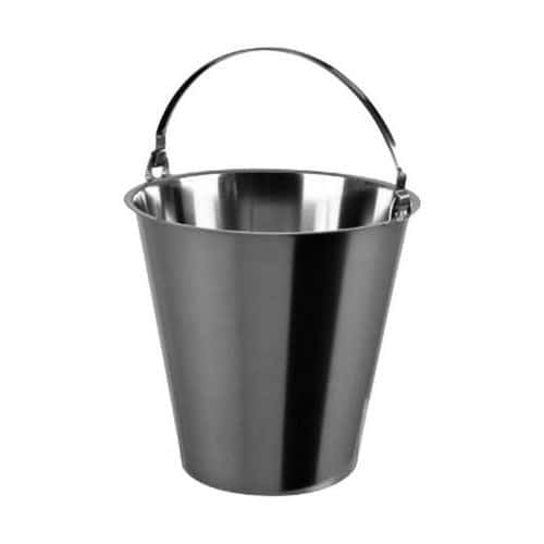 Seau conique inox 14L simple