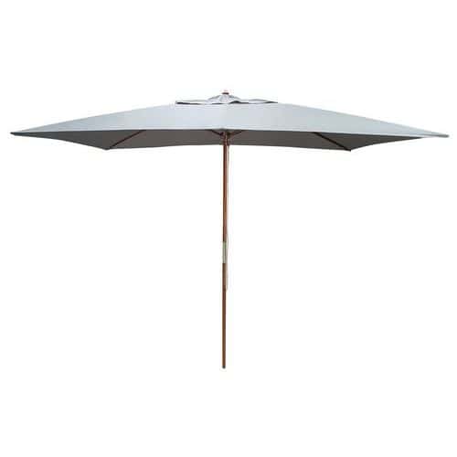 Parasol droit bois 3 x 2 m Proloisirs