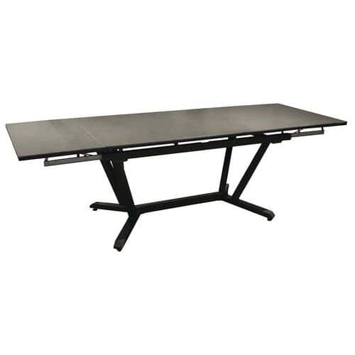 Table Vita 150/250 cm alu ceram kedra Proloisirs