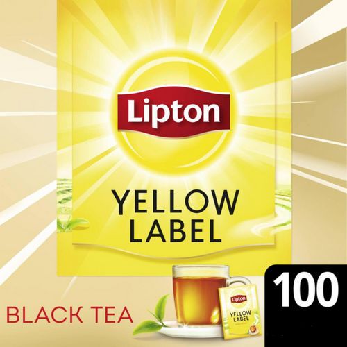 Boîte de 100 sachets de thé noir - Lipton