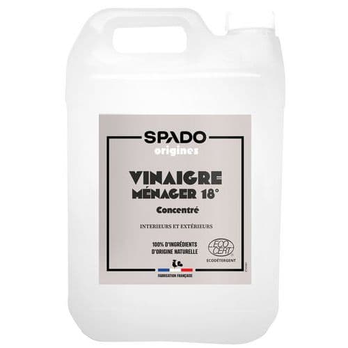 Vinaigre blanc liquide ultra concentré 18° 5L - Spado Origines