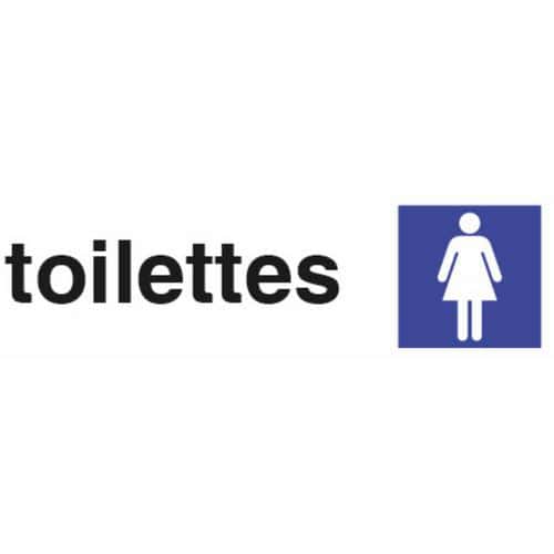 Panneau Toilettes dames - Pavo