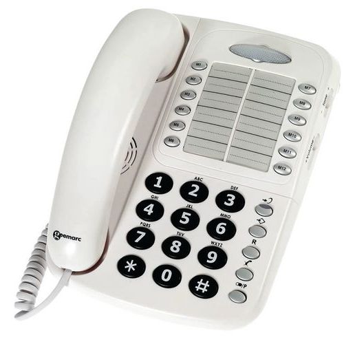 Téléphone filaire amplifié de bureau +30db CL1100 - Geemarc