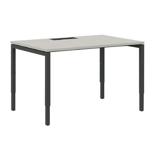 Bureau droit 160 cm pieds U ajustables Misao - Manutan Expert