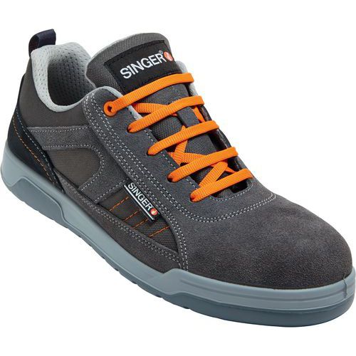 Chaussures de securite homme S1P Boca Gris/orange - Singer Safety