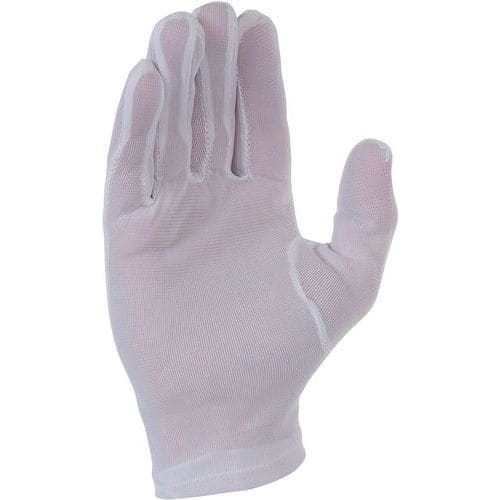 Gants coupé cousu à support polyamide blanc - Singer