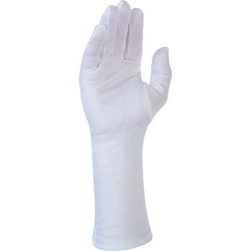 Gants en coton interlock avec ourlet - Longue manche - Singer Safety