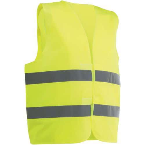 Gilet de signalisation polyester/mesh a bandes grises - Singer Safety