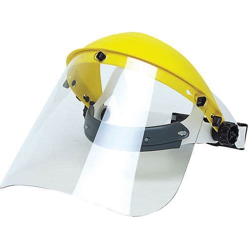 Kit protection du visage a bande anti transpiration -Visiere polycarbonate - Singer Safety