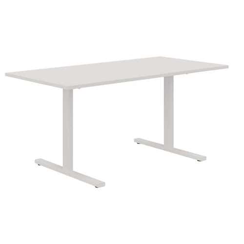 Bureau droit 140 cm pieds T Misao - Manutan Expert