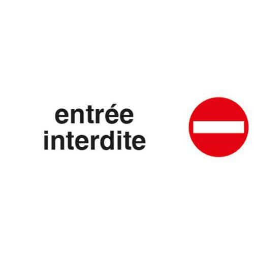 Panneau Entrée interdite - Pavo