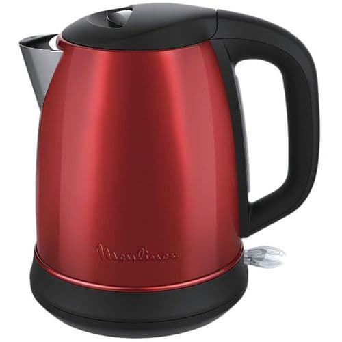 Bouilloire 1,7 L Inox & Rouge - Subito Select MOULINEX