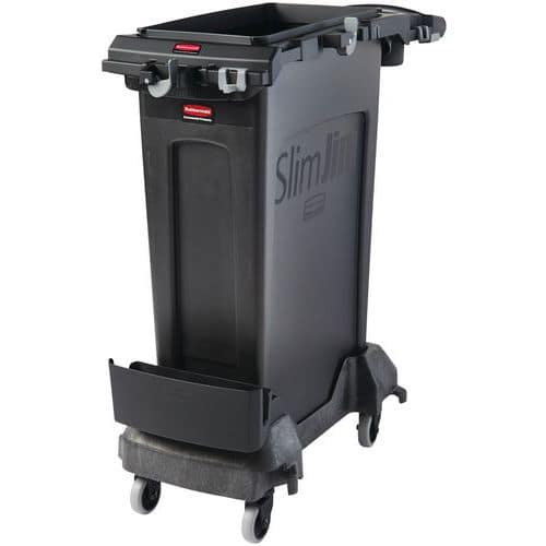 Chariot de ménage Slim Jim noir, Rubbermaid