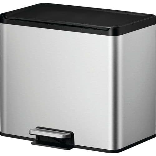 Poubelle à pédale Essential Recycler Step Bin 15+15 L, EKO