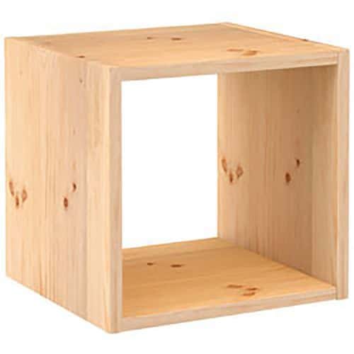 Cube de rangement en pin massif - Astigarraga